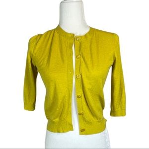 Eileen fisher cashmere top yellow green size: M